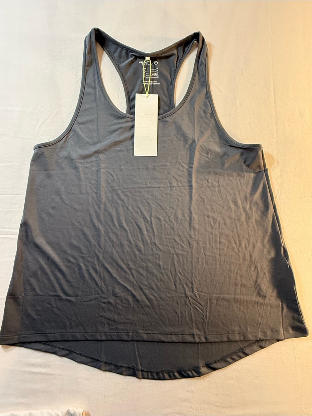 H&M Women's Racerback Tank Top in Charcoal